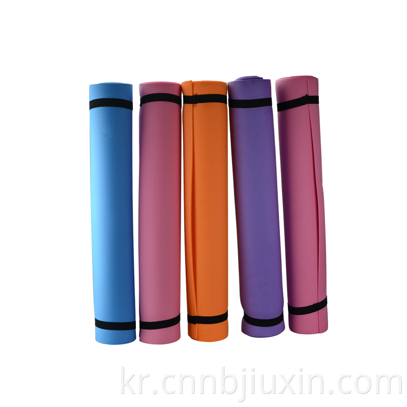 뜨거운 판매 두꺼운 4mm 블랙 에코 친화적 인 Eva Mats Para Tapete de Yoga Mat